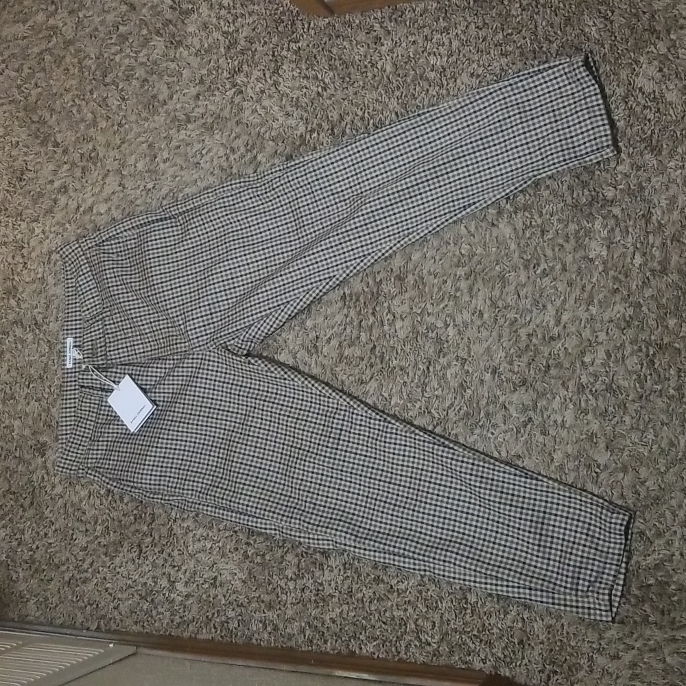 bank journal slim tapred crop pants